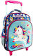 Must Team School Trolley Bag Kindergarten With Water Bottle Holder Multicolour 8lt 27 x 10 x 31cm
