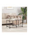 Rectangular Central Glass Transparent Coffee Table W78.5xD40xH40cm