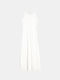 Midi Satin Camisole Nightgown White White