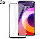 Techwave 5D Пълно лепило Закалено стъкло за цялото лице 3бр Черен (Galaxy A05s)