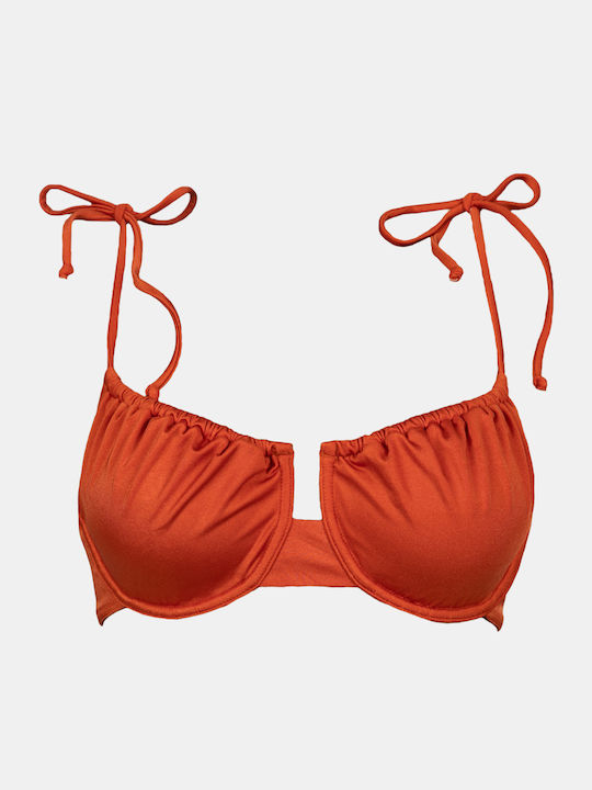 Rock Club Bikini Σουτιέν C Cup Terracotta