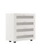 Wooden Chest of Drawers White 80x40x83cm