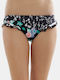 Printed Fringed Bikini Bottoms