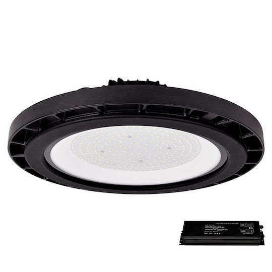 Elmark Geneva Commercial Bell Light 200W Cool White 28000lm with Built-in LED White Ø36.5xH12.3cm