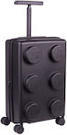 Lego Brick Children's Cabin Travel Suitcase Black with 4 Wheels