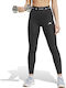 Stash Pocket Full-Length Training Women's Long Firming High Waist Leggings Black
