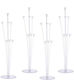Plastic Balloon Holder Set Zola 4 Pieces Transparent 70 Cm