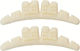 Set 2 Schuhstoßdämpfer Ferse gegen Stöße Zola Schaum 11x2,2 cm Beige