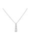 Xryseio Charm aus Weißgold 14K mit Zirkon