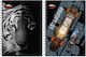 No Fear Spiral Notebook Ruled B5 70 Sheets 2 Subjects 1pcs (Μiscellaneous Designs/Colors)