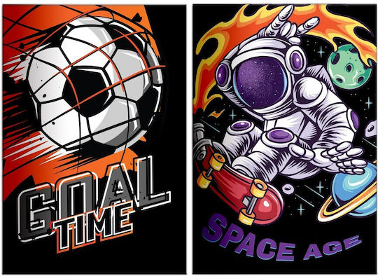 Back Me Up Caiet Cu dungi Space 1buc