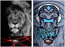 No Fear Τετράδιο Ριγέ Lion No Fear Τετράδιο Ριγέ Lion