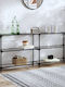 Konsole Transparent L194.5xB30xH81cm