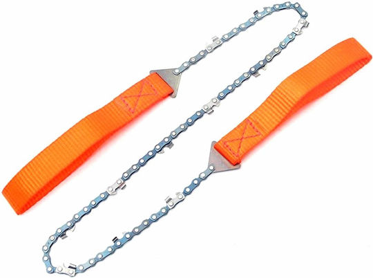 Mini fierăstrău de buzunar tip lanț Zola, ideal pentru drumeții și camping, lungimea lanțului 65 cm, lungimea totală 103 cm