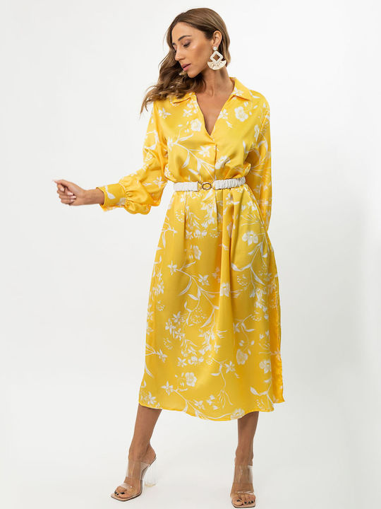 Rochie Midi Puoacă Satin Carnation