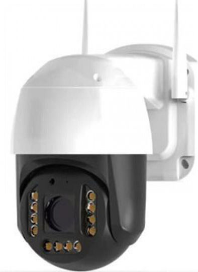Anga AQ-8126ISW IP Surveillance Camera Wi-Fi 4K Waterproof with Two-Way Communication and Lens 3.6mm