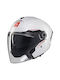 MT Cosmo SV Jet Helmet DOT / ECE 22.06 1400gr Solid Gloss White