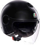 AGV Eteres Solid Matt Black Κράνος Μηχανής Jet ...