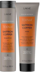 Saffron Copper Lakme Shampoo 300ml Treatment 250ml Set Saffron Copper Lakme Shampoo 300ml Treatment 250ml Set