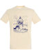 T-shirt Unisex " Surfing Jesus " Cream
