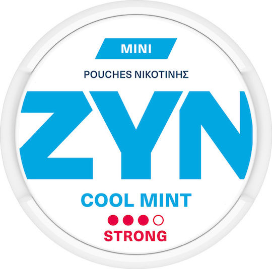ZYN Mini Pouches Νικοτίνης Strong 6mg με Γεύση Cool Mint