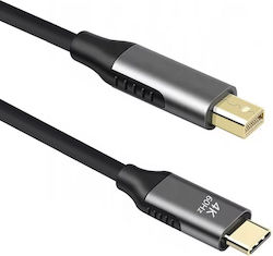 Video USB-C male - mini DisplayPort 1.8m (18399) Video USB-C male - mini DisplayPort 1.8m (18399)