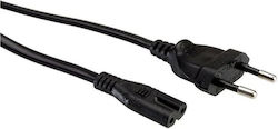 Value Euro - IEC C7 Cable 1.8m Μαύρο 19.99.2096