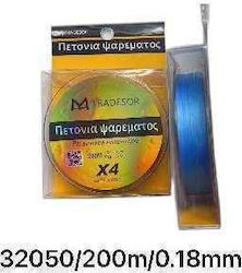 Πετονιά Μπλε 200m / 0.18mm