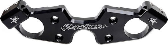 Aluminum CNC Lowering Handlebar Clamp Suzuki GSXR1300 Hayabusa 1999-2020 Black