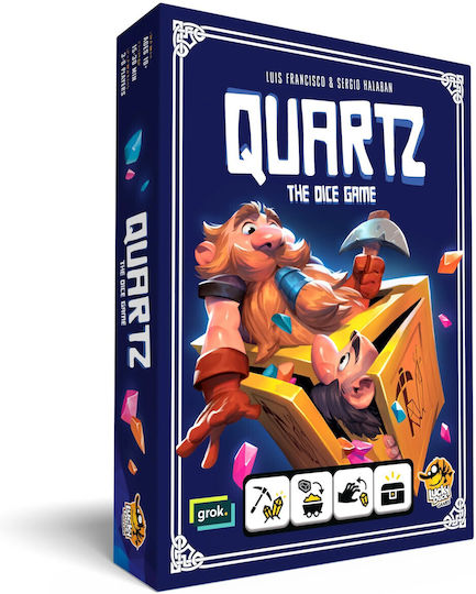 Настолна игра Quartz: The Dice Game за 3-6 играчи 10+ години (EN) Lucky Duck Games
