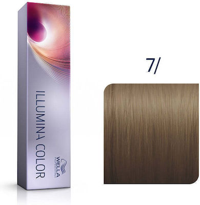 Wella Illumina Color Βαφή Μαλλιών 7 Μεσαίο Ξανθό 60ml