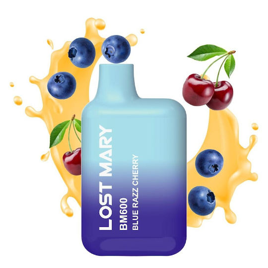 Lost Mary Țigară Electronică De Unică Folosință 600 Inhalări Albastră 2ml 20mg Albastru