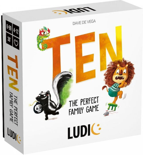 Настолна игра Ten за 4-12 играчи 6+ години (EN) Ludic Family