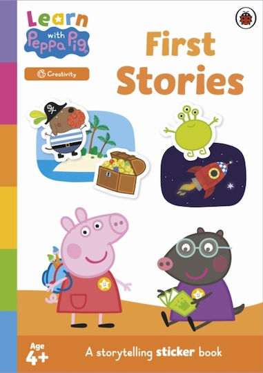 Learn With Peppa First Stories Sticker Book Children's Uk