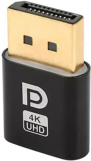 Μετατροπέας DisplayPort male σε DisplayPort female 1τμχ