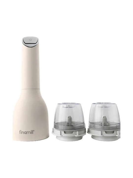 FinaMill Finamill Electric Set Spice Mills made of Plastic in Beige Color 1pcs