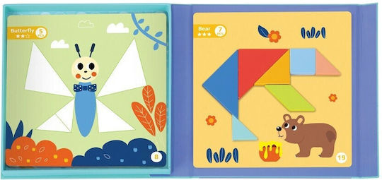 Детски Пъзел Magnetic Tangram 18бр Tooky Toys