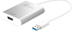 J5create USB-A Männlich zu HDMI Weiblich