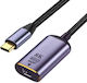 Μετατροπέας USB-C male σε mini DisplayPort female Γκρι 1τμχ 17839
