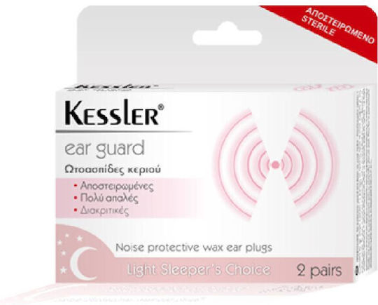 Kessler Ear Guard Wax Earplugs 2pcs