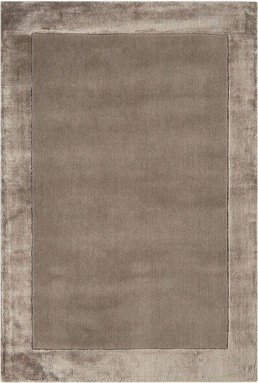 Asiatic London Ascot Teppich Rechteckig Synthetisch,Polyester/Cotton/Leather Taupe