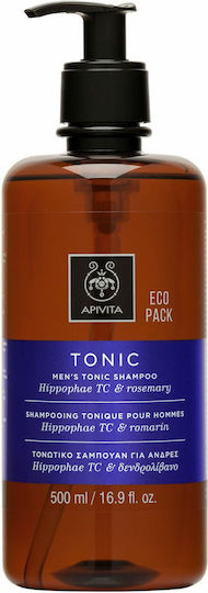 Apivita Men's Tonic Hippophae TC & Rosemary Σαμπουάν κατά της Τριχόπτωσης για Όλους τους Τύπους Μαλλιών 500ml