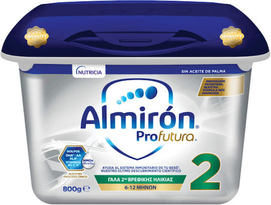 Nutricia Γάλα σε Σκόνη Almiron Profutura 2 για 6+ Μηνών 800gr