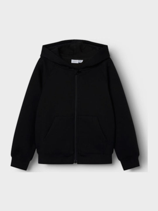 Kinder-Sweatshirtjacke Schwarz