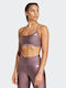 adidas Women's Bra without Padding Purple