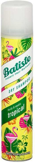 Batiste Tropical Coconut & Exotic Ξηρό Σαμπουάν Ενυδάτωσης & Όγκου για Όλους τους Τύπους Μαλλιών 200ml