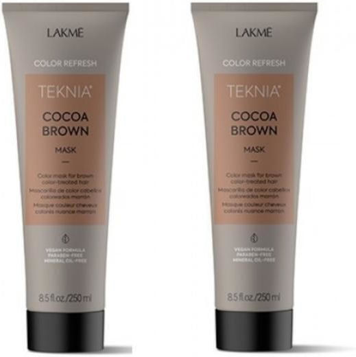 Colour Refresh Mask Set 2 250ml Lakme Refresh Cocoa Brown