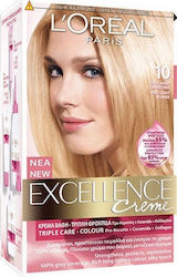 L'oreal Paris Excelență Cremă Culoare 10 Blond Deschis Tonifiant 48ml