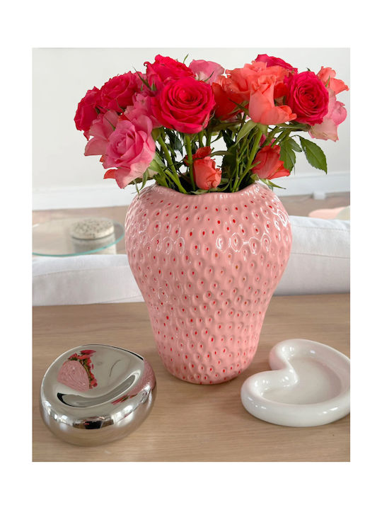Koart Decorative Vase Pink 22.5x25cm