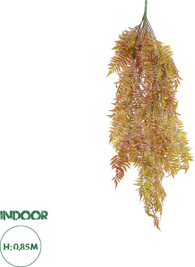 Dekorative künstliche Pflanze Farn Beige 85cm in Box 50Stück GloboStar